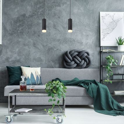 Rabalux - Φωτιστικό οροφής με καλώδιο 1xGU10/5W/230V δρυς