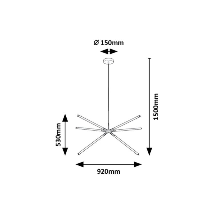 Rabalux -  Κρεμαστό φωτιστικό οροφής LED LED/36W/230V 3000K