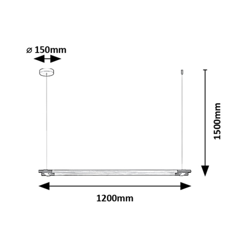Rabalux -  Κρεμαστό φωτιστικό οροφής LED LED/28W/230V 3000K