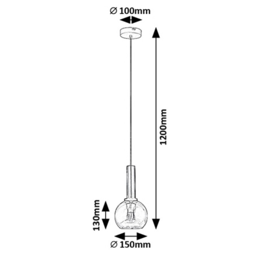 Rabalux - Κρεμαστό φωτιστικό οροφής 1xE27/40W/230V