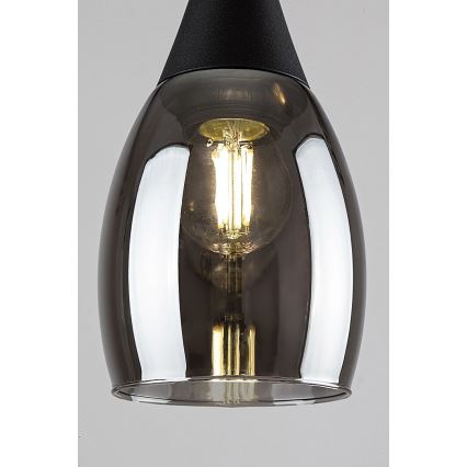 Rabalux -Κρεμαστό φωτιστικό οροφής ράγα 4xE27/15W/230V