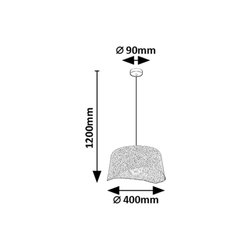 Rabalux - Κρεμαστό φωτιστικό οροφής 1xE27/10W/230V