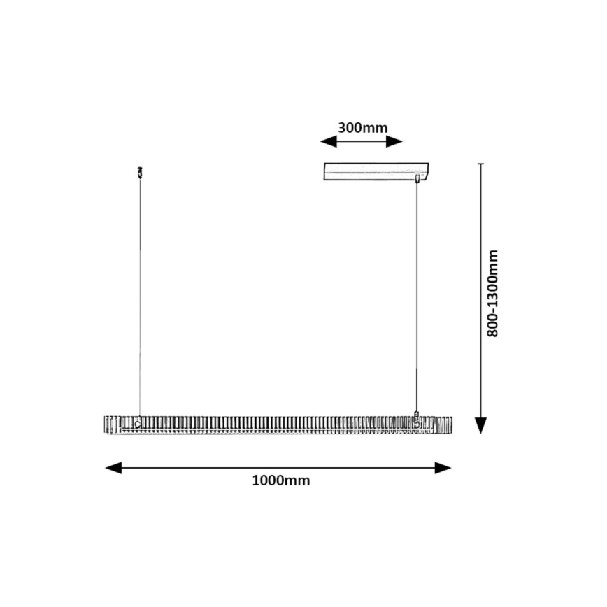 Rabalux -  Κρεμαστό φωτιστικό οροφής LED LED/36W/230V 3000K
