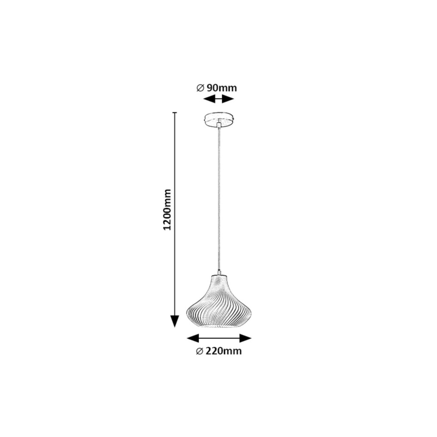Rabalux - Κρεμαστό φωτιστικό οροφής 1xE14/25W/230V
