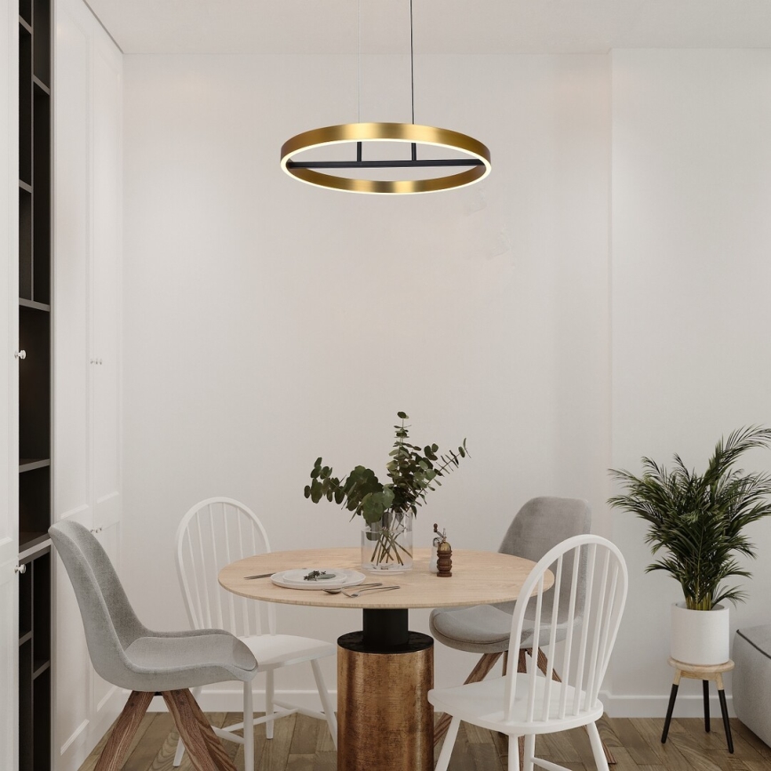 Rabalux -  Κρεμαστό φωτιστικό οροφής LED LED/42W/230V χρυσαφί