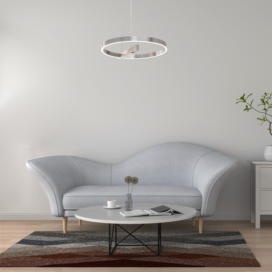 Rabalux -  Κρεμαστό φωτιστικό οροφής LED LED/40W/230V γυαλιστερό χρώμιο