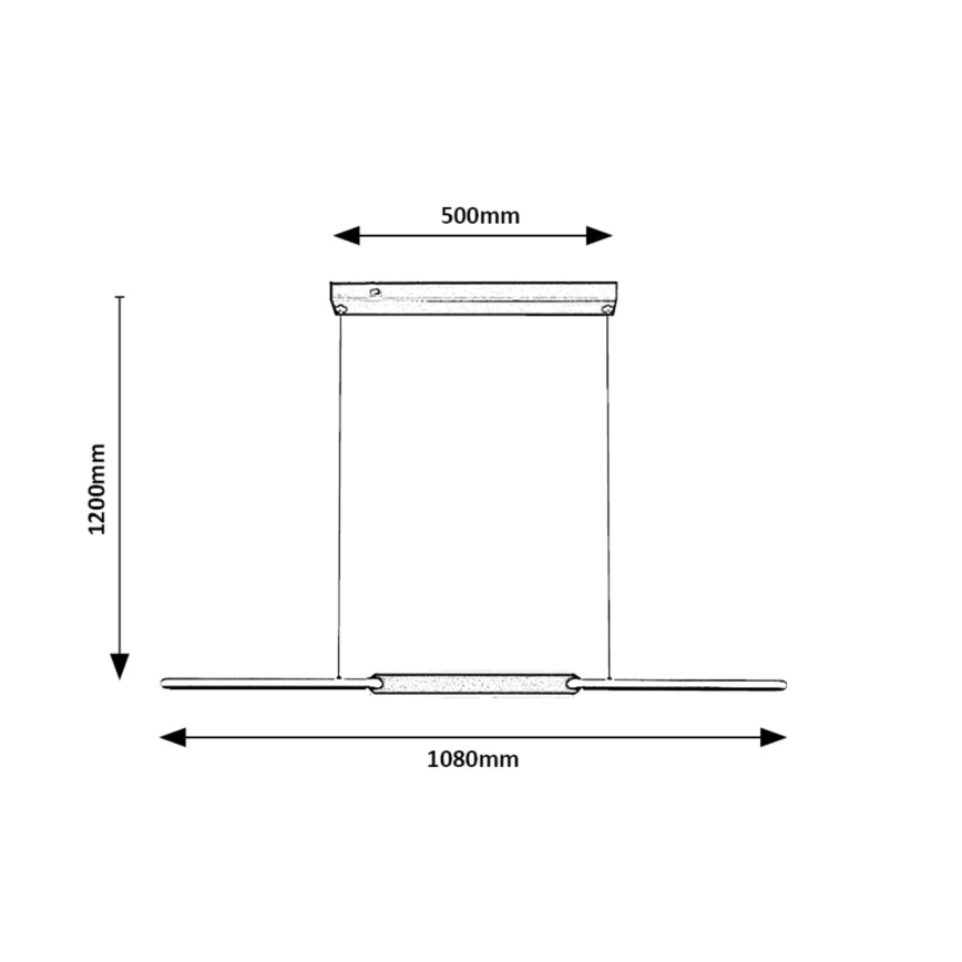 Rabalux -  Κρεμαστό φωτιστικό οροφής LED LED/36W/230V 3000K/4000K