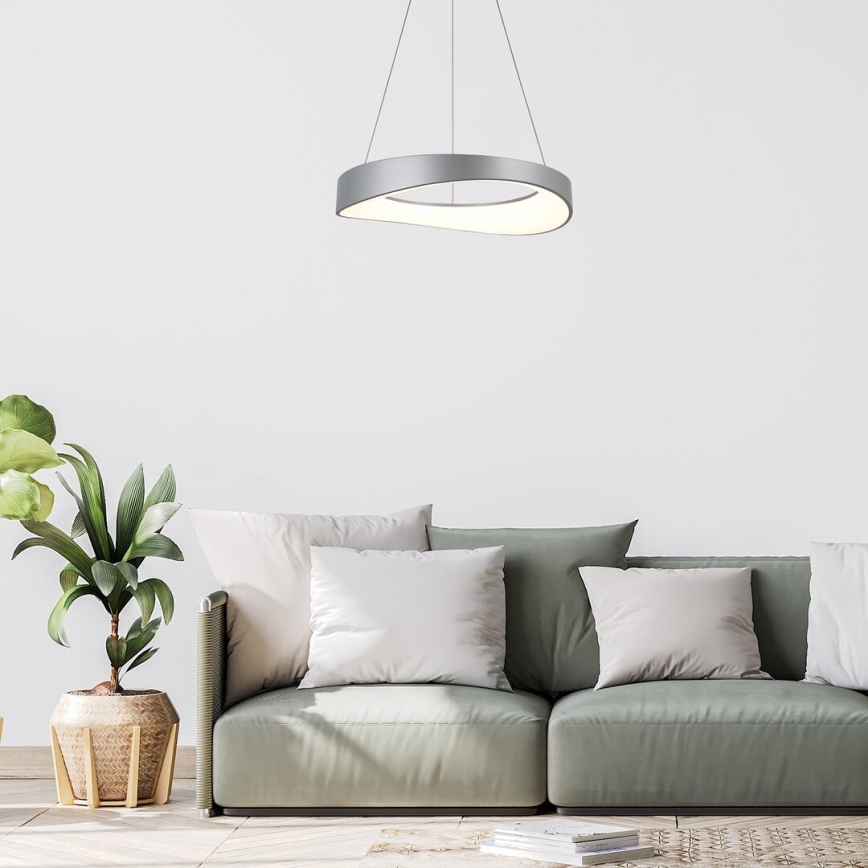 Rabalux -  Κρεμαστό φωτιστικό οροφής LED LED/56W/230V 3000K ασημί