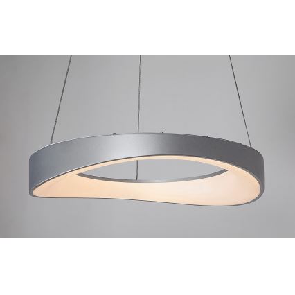 Rabalux -  Κρεμαστό φωτιστικό οροφής LED LED/56W/230V 3000K ασημί