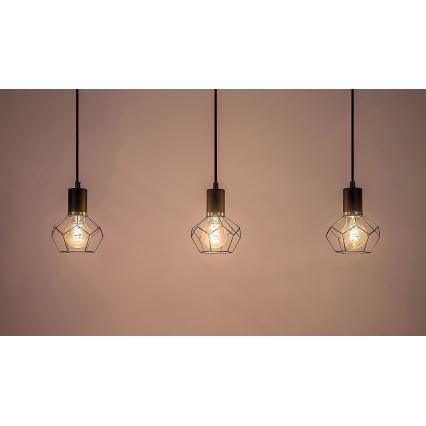 Rabalux - Κρεμαστό φωτιστικό οροφής 3xE27/40W/230V