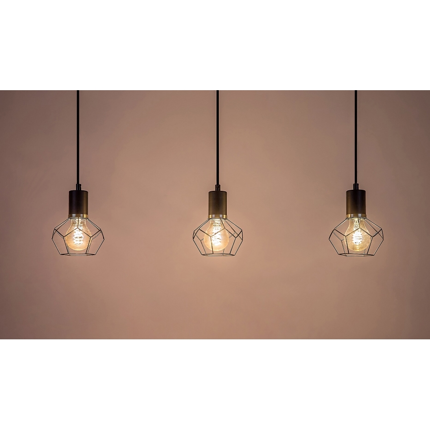 Rabalux - Κρεμαστό φωτιστικό οροφής 3xE27/40W/230V