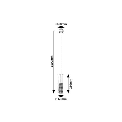Rabalux - Κρεμαστό φωτιστικό οροφής 1xGU10/35W/230V