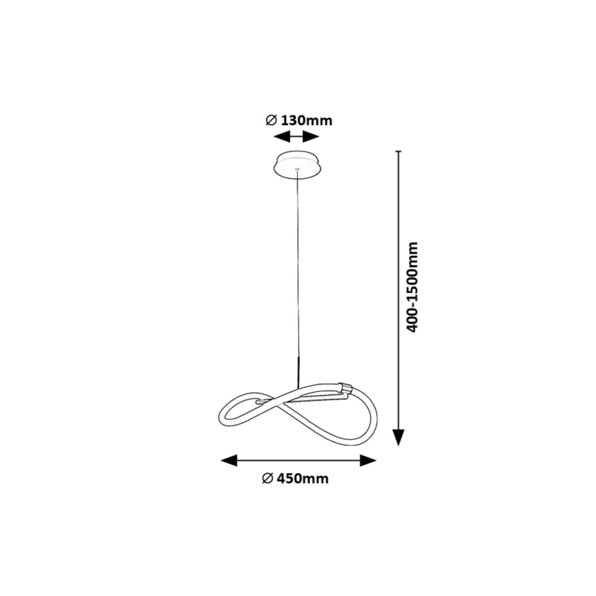 Rabalux -  Κρεμαστό φωτιστικό οροφής LED LED/15W/230V 4000K