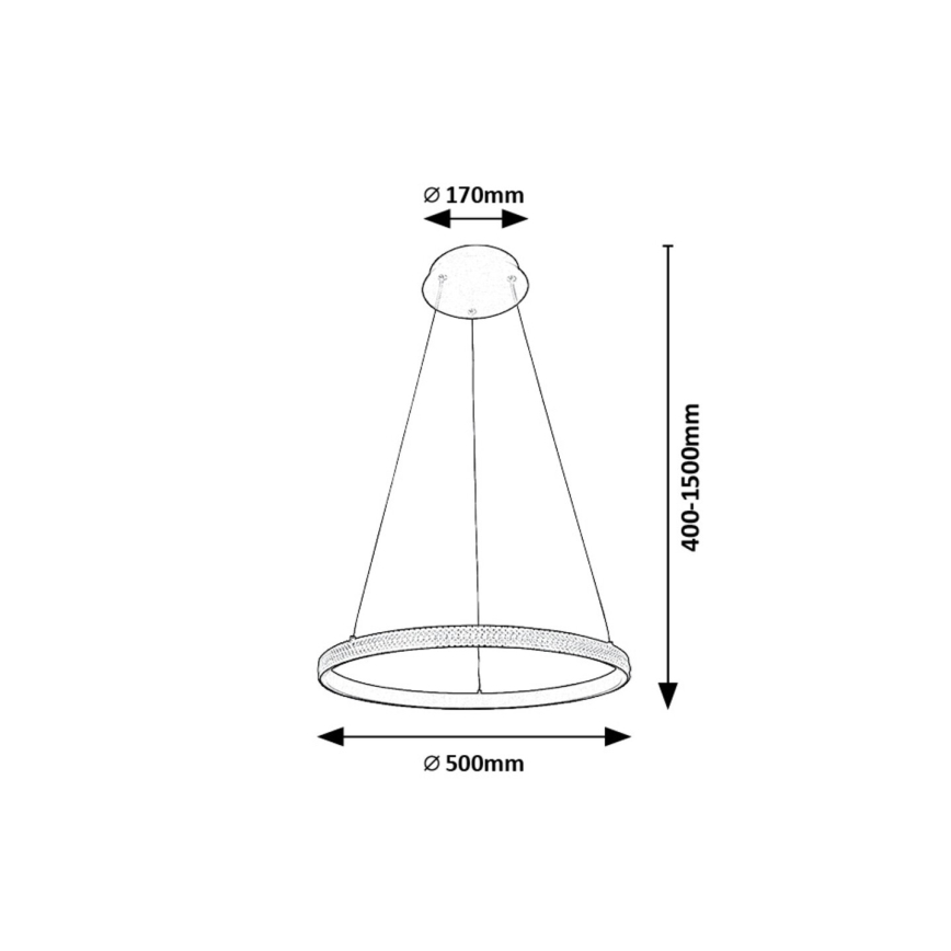 Rabalux -  Κρεμαστό φωτιστικό οροφής LED LED/32W/230V 3000K