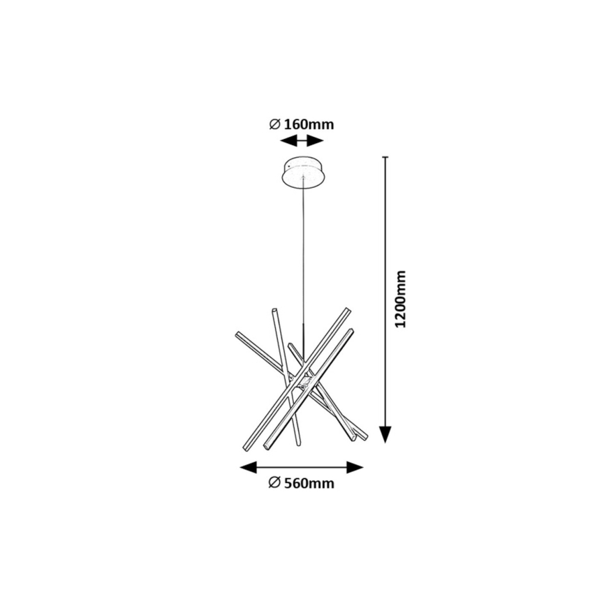 Rabalux -  Κρεμαστό φωτιστικό οροφής LED LED/48W/230V 4000K