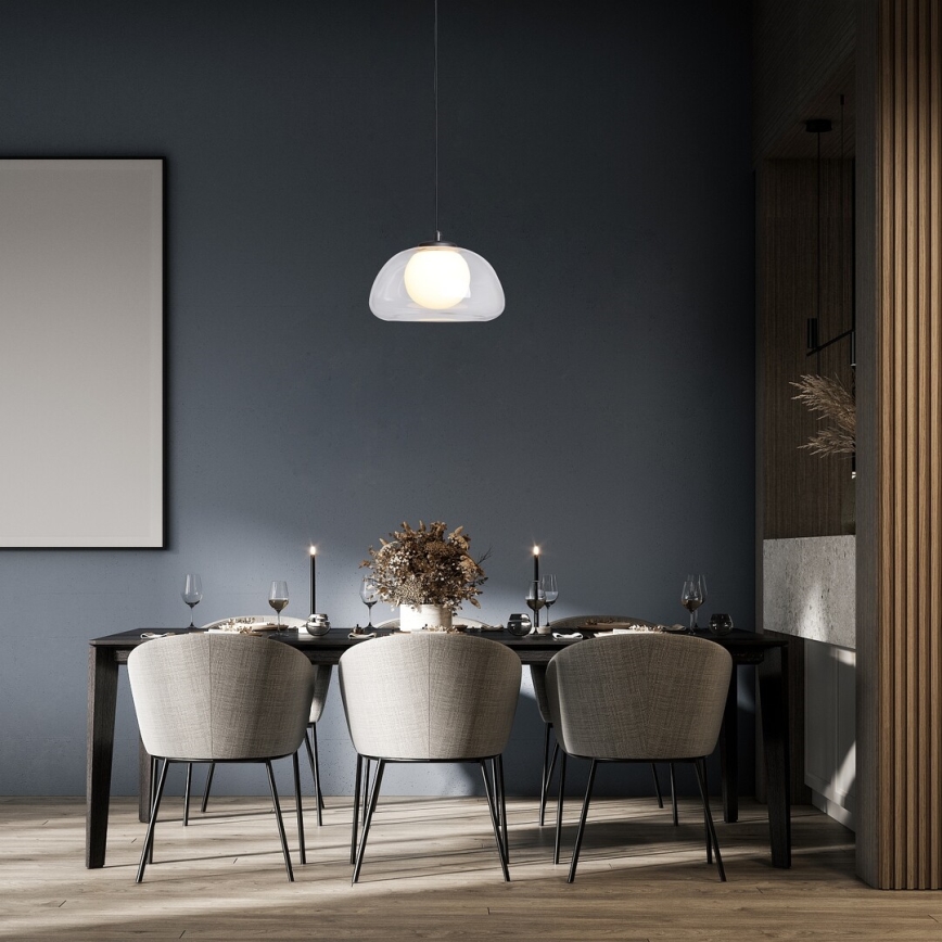 Rabalux - Κρεμαστό φωτιστικό οροφής 1xG9/5W/230V διαφανές