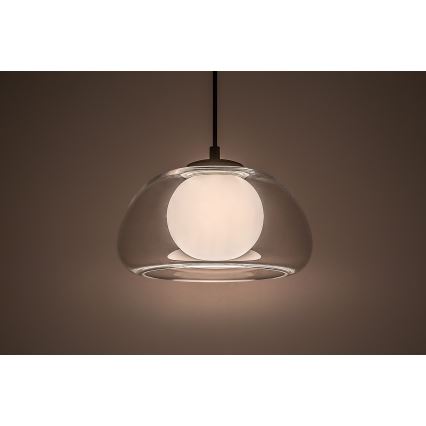 Rabalux - Κρεμαστό φωτιστικό οροφής 1xG9/5W/230V διαφανές