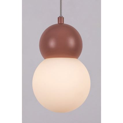 Rabalux - Κρεμαστό φωτιστικό οροφής 1xG9/38W/230V ροζ