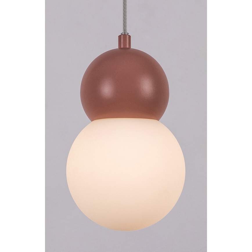 Rabalux - Κρεμαστό φωτιστικό οροφής 1xG9/38W/230V ροζ
