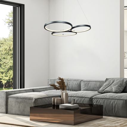 Rabalux -  Κρεμαστό φωτιστικό οροφής LED LED/38W/230V μαύρο