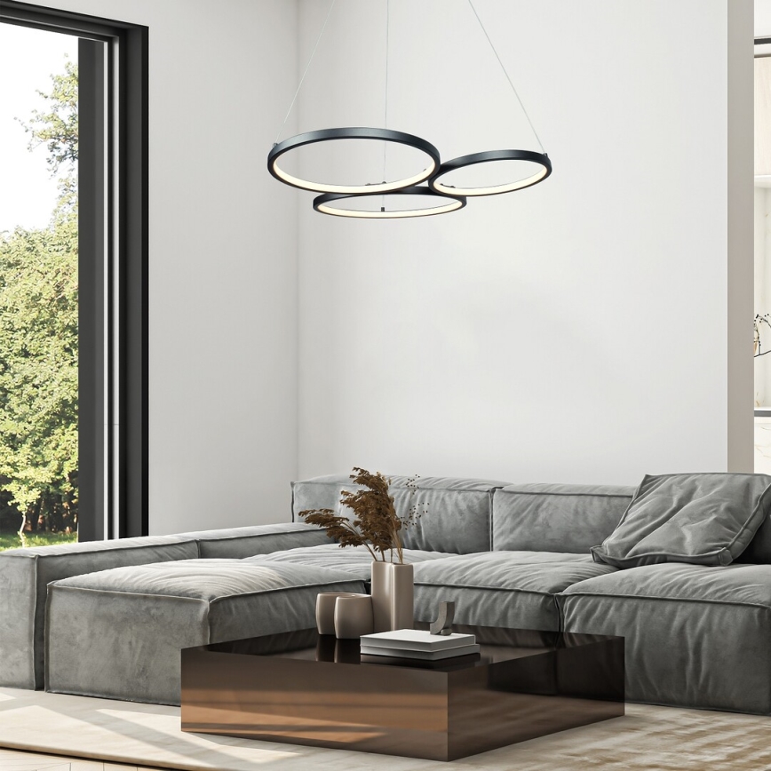Rabalux -  Κρεμαστό φωτιστικό οροφής LED LED/38W/230V μαύρο