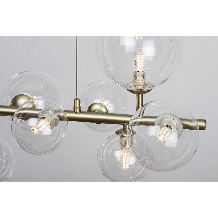 Rabalux - Κρεμαστό φωτιστικό οροφής 10xG9/28W/230V