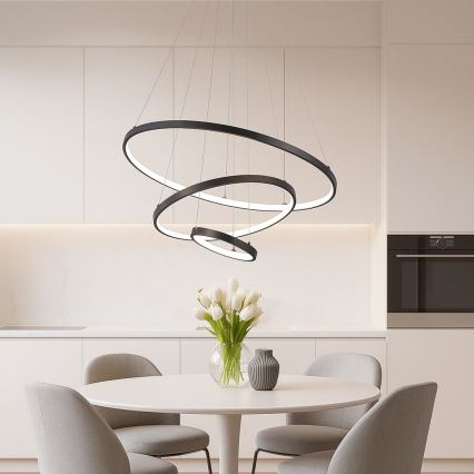 Rabalux - Ρυθμιζόμενο κρεμαστό φωτιστικό με καλώδιο LED/90W/230V 3000-6500K + τηλεχειριστήριο