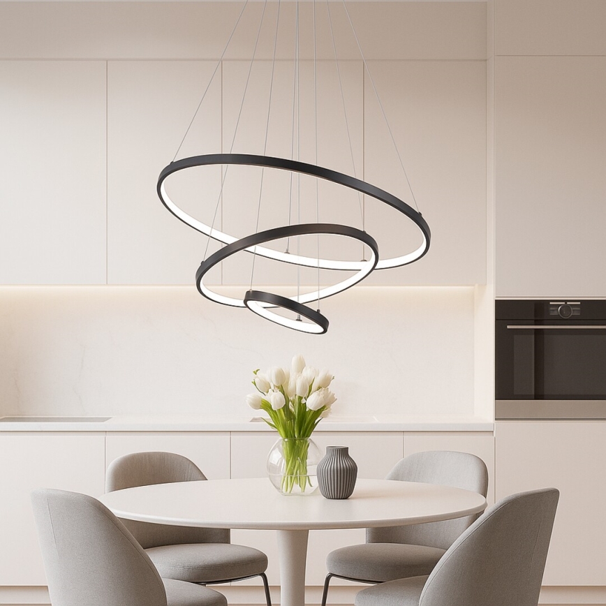 Rabalux - Ρυθμιζόμενο κρεμαστό φωτιστικό με καλώδιο LED/90W/230V 3000-6500K + τηλεχειριστήριο