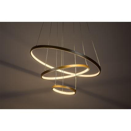 Rabalux - Ρυθμιζόμενος LED πολυέλαιος με καλώδιο LED/90W/230V 3000-6500K + τηλεχειριστήριο