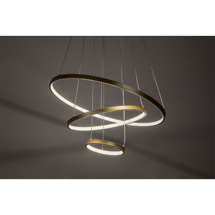 Rabalux - Ρυθμιζόμενος LED πολυέλαιος με καλώδιο LED/90W/230V 3000-6500K + τηλεχειριστήριο