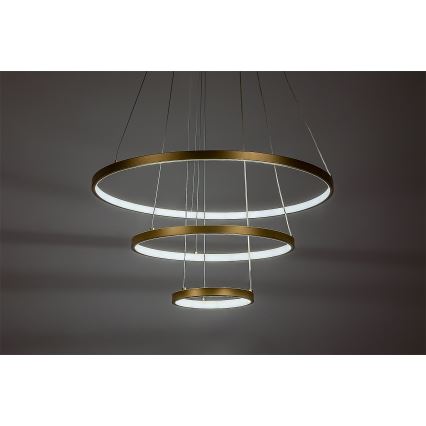 Rabalux - Ρυθμιζόμενος LED πολυέλαιος με καλώδιο LED/90W/230V 3000-6500K + τηλεχειριστήριο