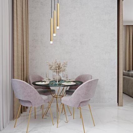 Rabalux - Κρεμαστό φωτιστικό οροφής 3xG9/5W/230V χρυσό