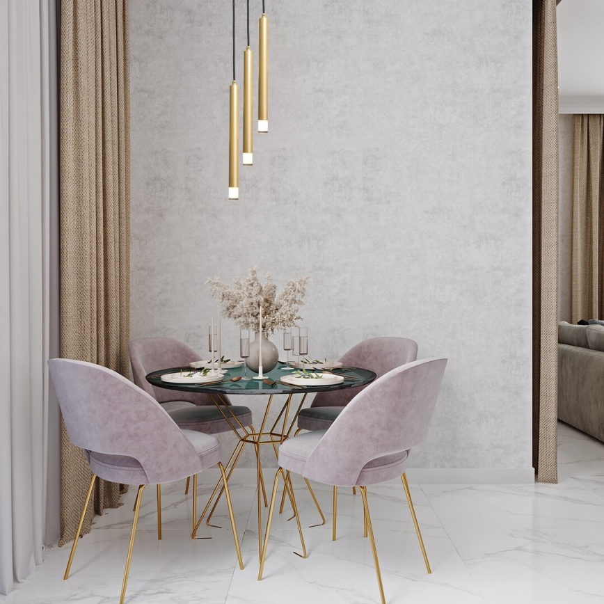 Rabalux - Κρεμαστό φωτιστικό οροφής 3xG9/5W/230V χρυσό