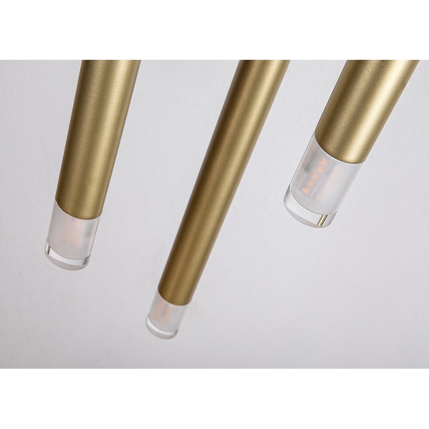 Rabalux - Κρεμαστό φωτιστικό οροφής 3xG9/5W/230V χρυσό