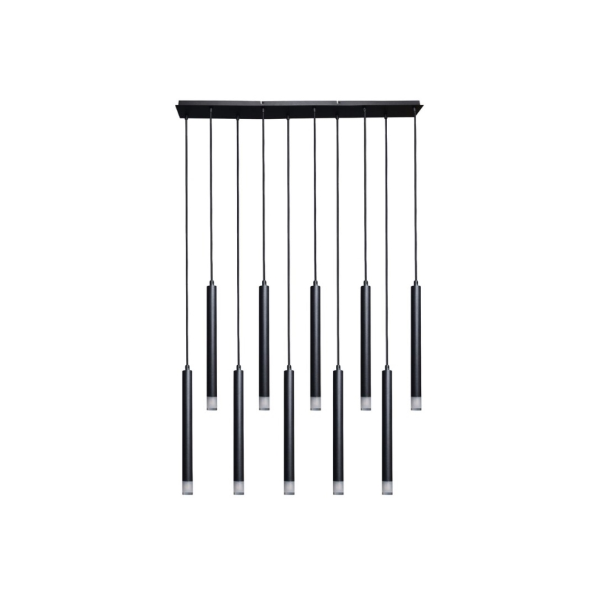 Rabalux - Κρεμαστό φωτιστικό οροφής 10xG9/5W/230V μαύρο