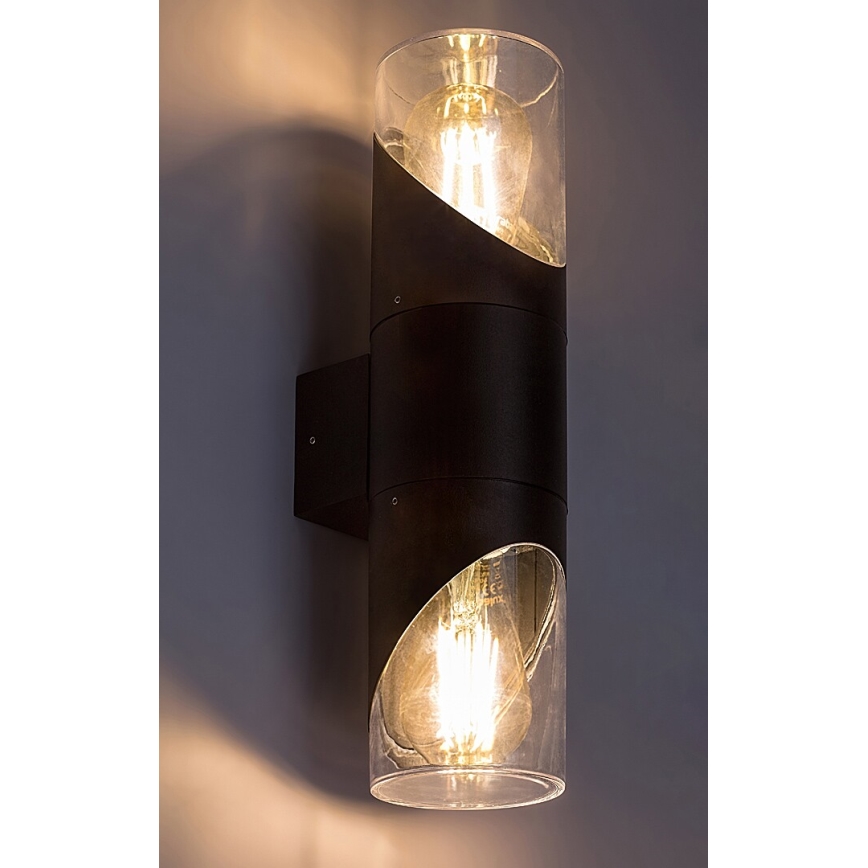 Rabalux - Εξωτερικό επιτοίχιο φωτιστικό 2xE27/28W/230V IP54