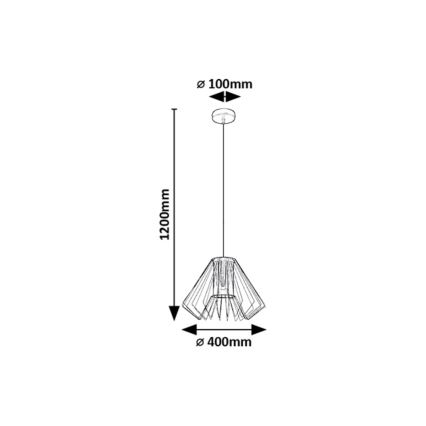 Rabalux - Κρεμαστό φωτιστικό οροφής 1xE27/40W/230V