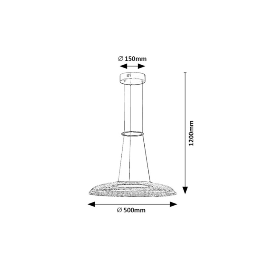 Rabalux - LED κρεμαστό φωτιστικό σε καλώδιο ανάρτησης LED/24W/230V 3000K