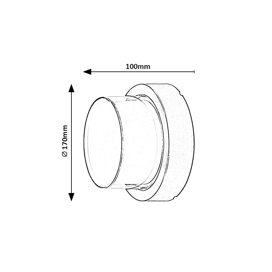 Rabalux - LED RGBW Dimmable φωτιστικό τοίχου εξωτερικού χώρου LED/10W/230V IP54 Wi-Fi Tuya