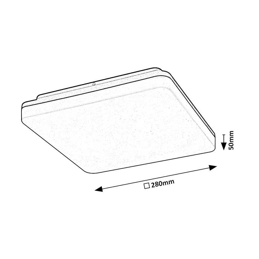 Rabalux - LED Οροφωτιστικό μπάνιου LED/24W/230V IP54