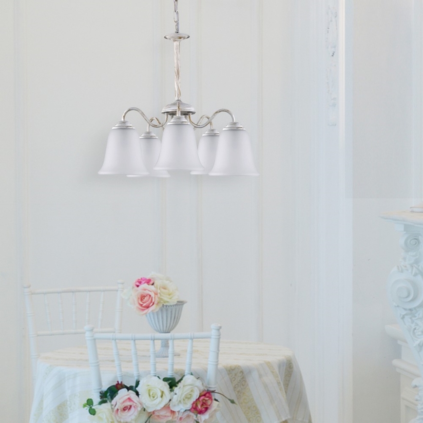 Rabalux 7261 - Πολύφωτο FABIOLA E27/40W/230V λευκό