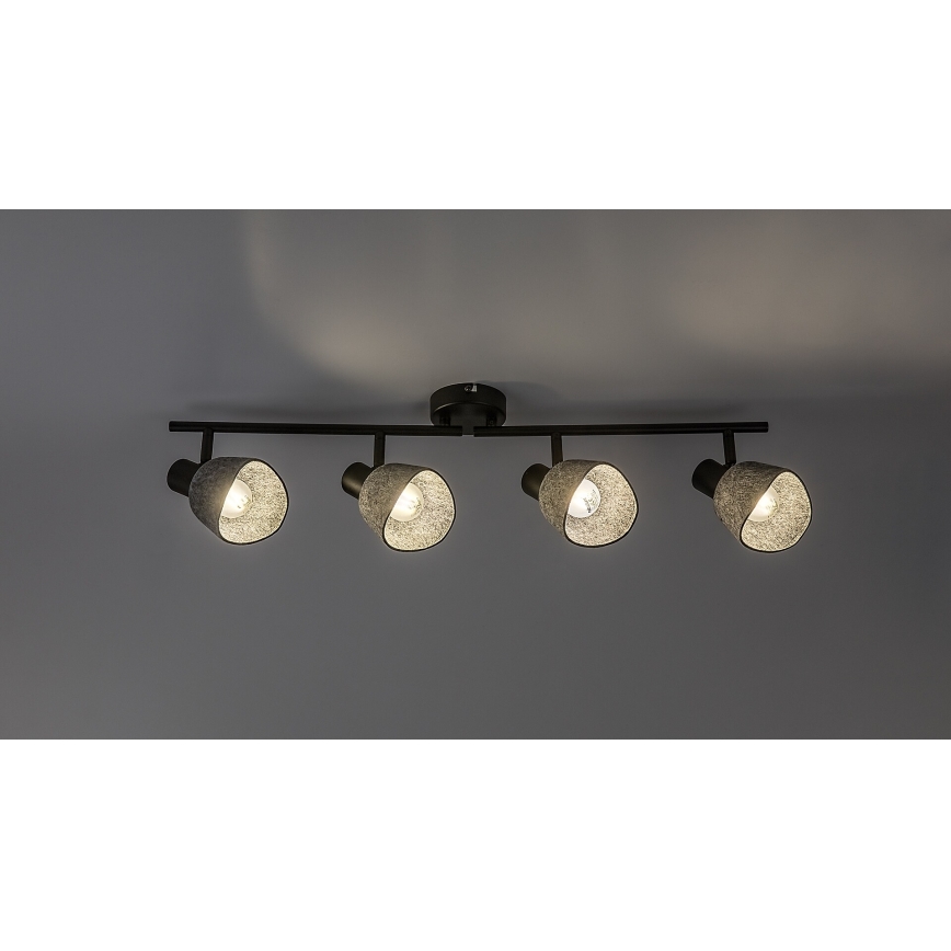 Rabalux - Φωτιστικό σποτ 4xE14/10W/230V