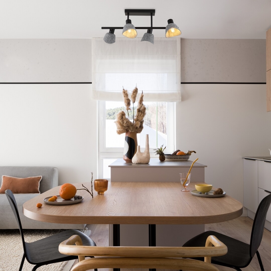 Rabalux - Πλαφονιέρα οροφής 4xE14/10W/230V