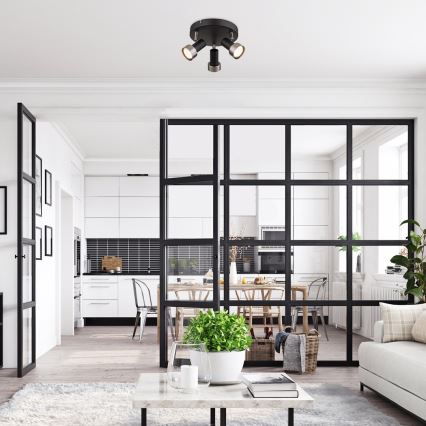 Rabalux - Οροφιαίο φωτιστικό με 3 spot 3xGU10/50W/230V