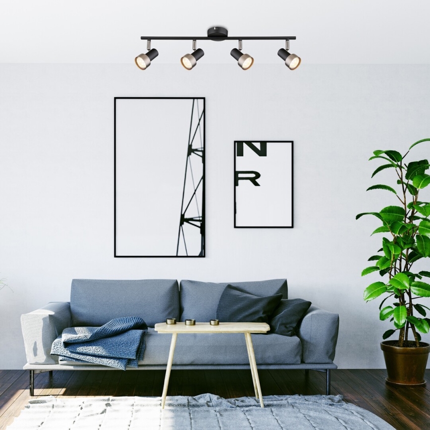 Rabalux - Οροφιαίο φωτιστικό με 4 spot GU10/50W/230V