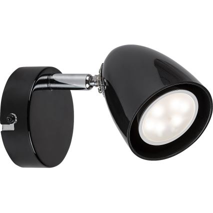 Rabalux - Προβολέας τοίχου 1xGU10/5W/230V μαύρο