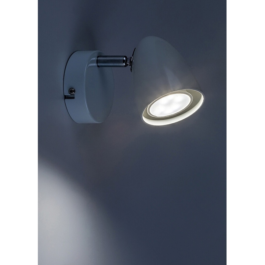 Rabalux - Προβολέας τοίχου 1xGU10/5W/230V λευκό