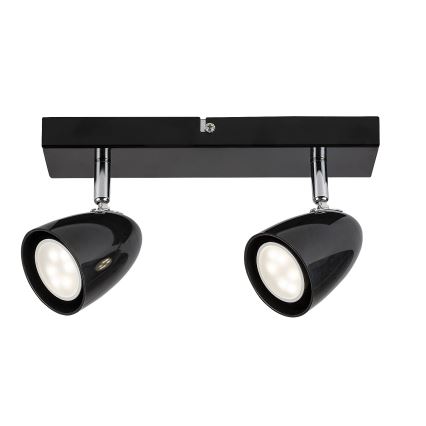 Rabalux - Φωτιστικό σποτ 2xGU10/5W/230V μαύρο