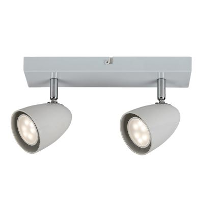 Rabalux - Φωτιστικό σποτ 2xGU10/5W/230V λευκό