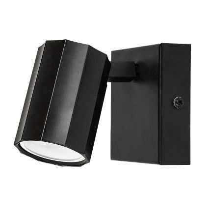 Rabalux - Προβολέας τοίχου 1xGU10/5W/230V μαύρο